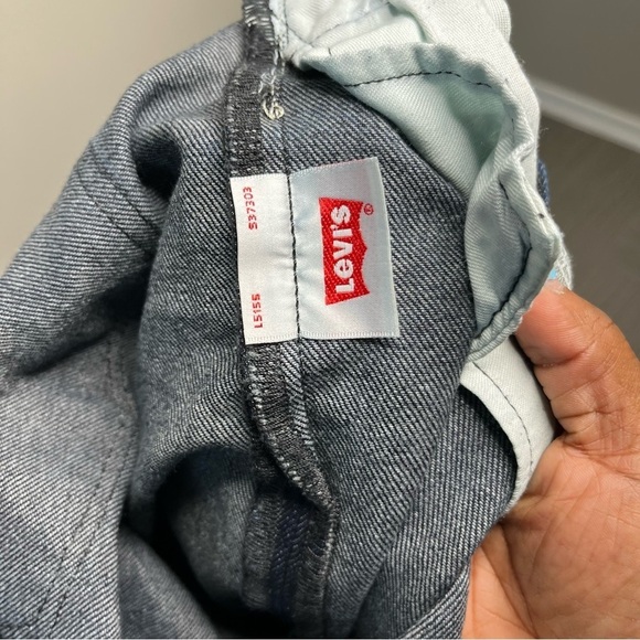 Levi's Men White Oak 1901 Cone Mills Jeans 36x31 Dark Wash Button Fly Straight - Picture 8 of 12